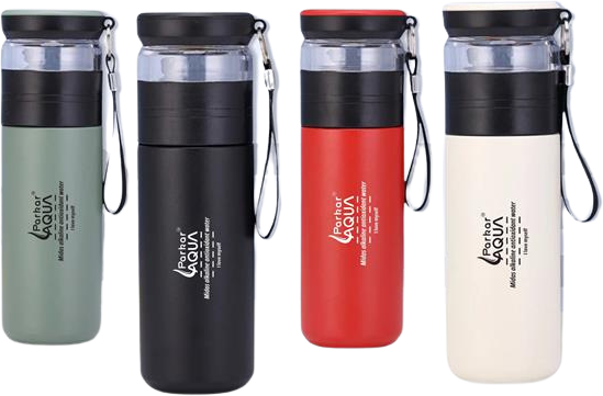 Pure alkaline water splash